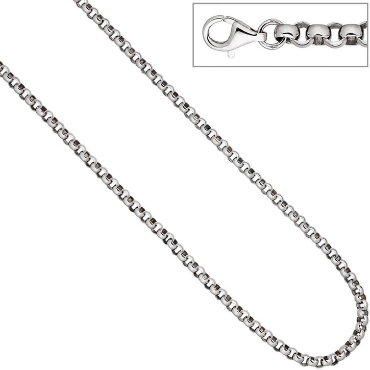 4,5mm Erbskette aus 925 Silber 45cm