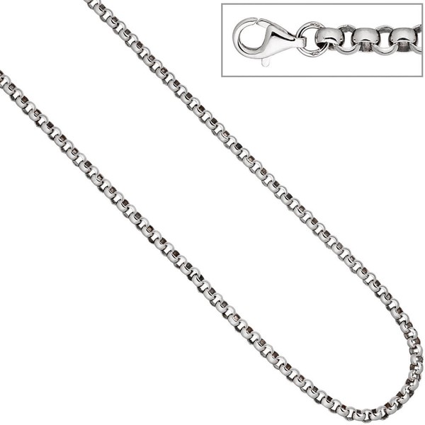 4,5mm Erbskette aus 925 Silber 45cm