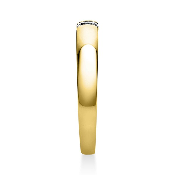 Solitär Ring aus 585 Gelbgold mit Brillant 0.15 Ct