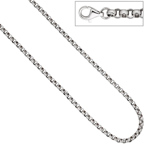 4,5mm Erbskette aus 925 Silber 50cm