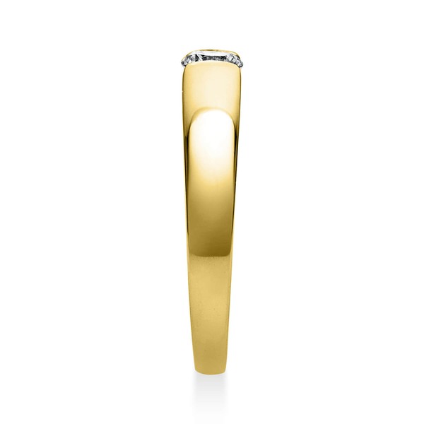 Solitär Ring aus 750 Gelbgold mit Brillant 0.25 Ct