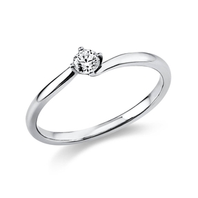 Solitär Ring Damenring aus 950 Platin mit Diamant Brillant 0,15 Ct. Solitär Ring Damenring aus 950 Platin mit Diamant Brillant 0,15 Ct.