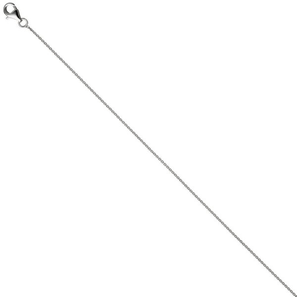 Solitär Collier Zirkonia 925 Silber 42cm