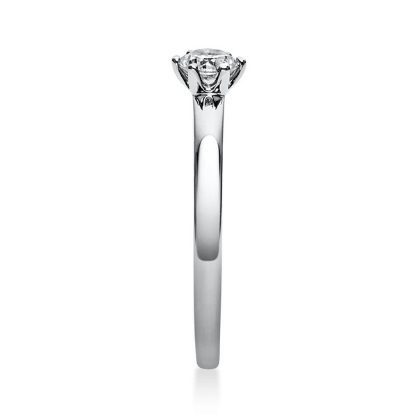 Solitär Ring aus 585 Weißgold mit Brillant 0.25 Ct