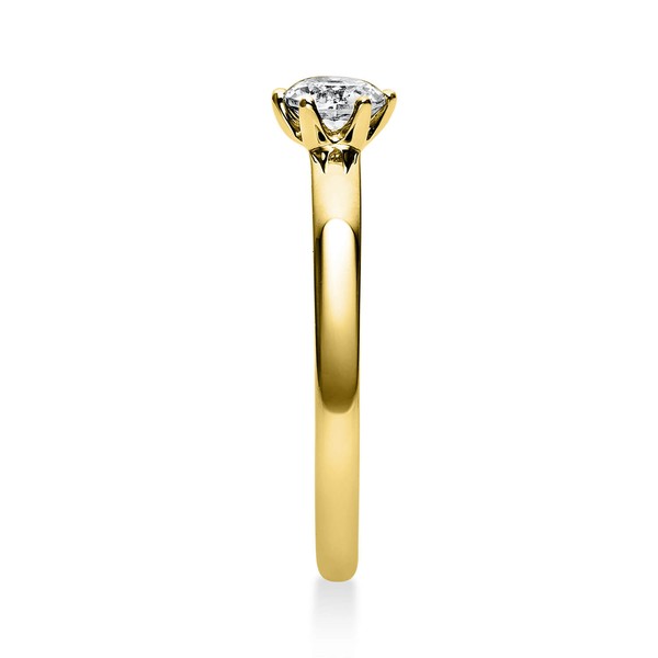 Solitär Ring aus 750 Gelbgold mit Brillant 0.30 Ct