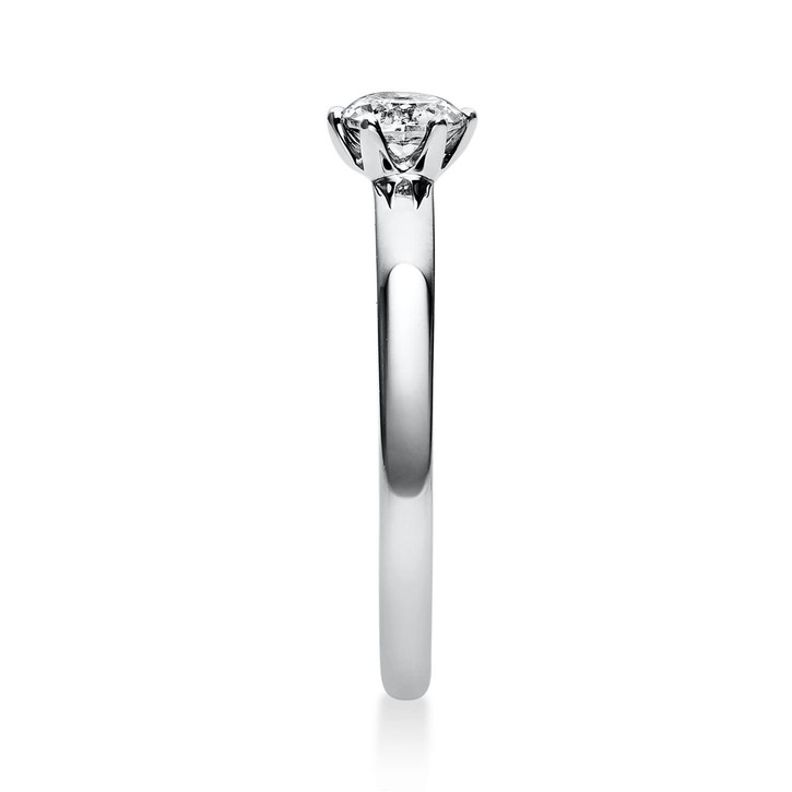 Solitär Ring aus 585 Weißgold mit Brillant 0.30 Ct