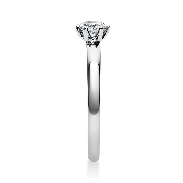Solitär Ring aus 750 Weißgold mit Brillant 0.30 Ct