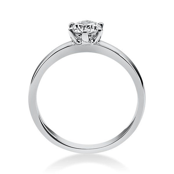 Solitär Ring aus 750 Weißgold mit Brillant 0.50 Ct