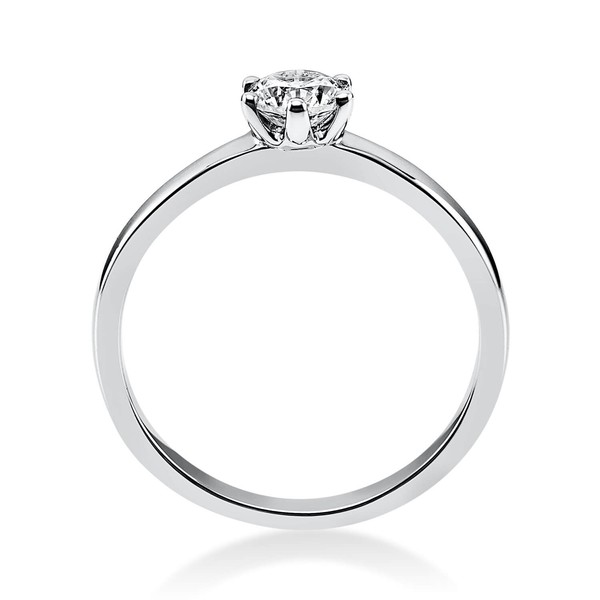 Solitär Ring aus 585 Weißgold mit Brillant 0.40 Ct