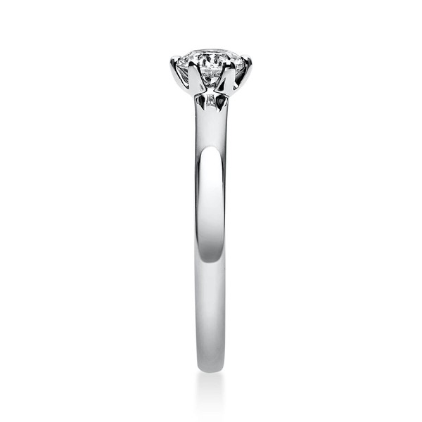 Solitär Ring aus 585 Weißgold mit Brillant 0.40 Ct
