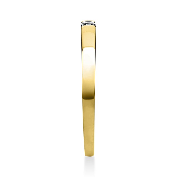 Solitär Ring aus 585 Gelbgold mit Brillant 0.05 Ct