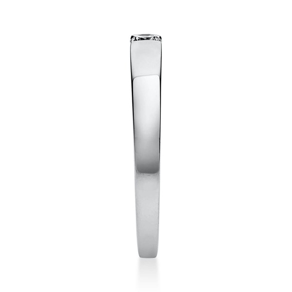 Solitär Ring aus 950 Platin mit Brillant 0.10 Ct