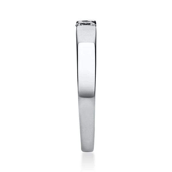 Solitär Ring aus 585 Weißgold mit Brillant 0.15 Ct