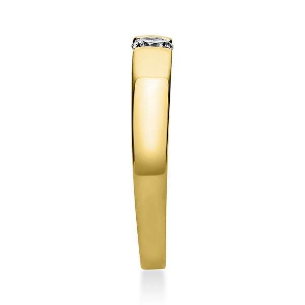 Solitär Ring aus 750 Gelbgold mit Brillant 0.20 Ct