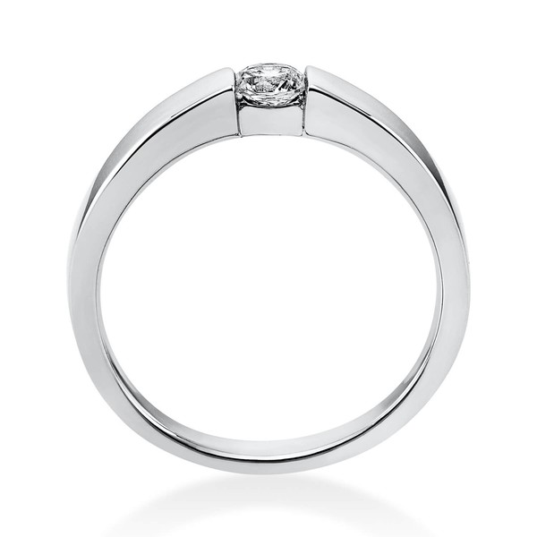 Solitär Ring aus 950 Platin mit Brillant 0.20 Ct