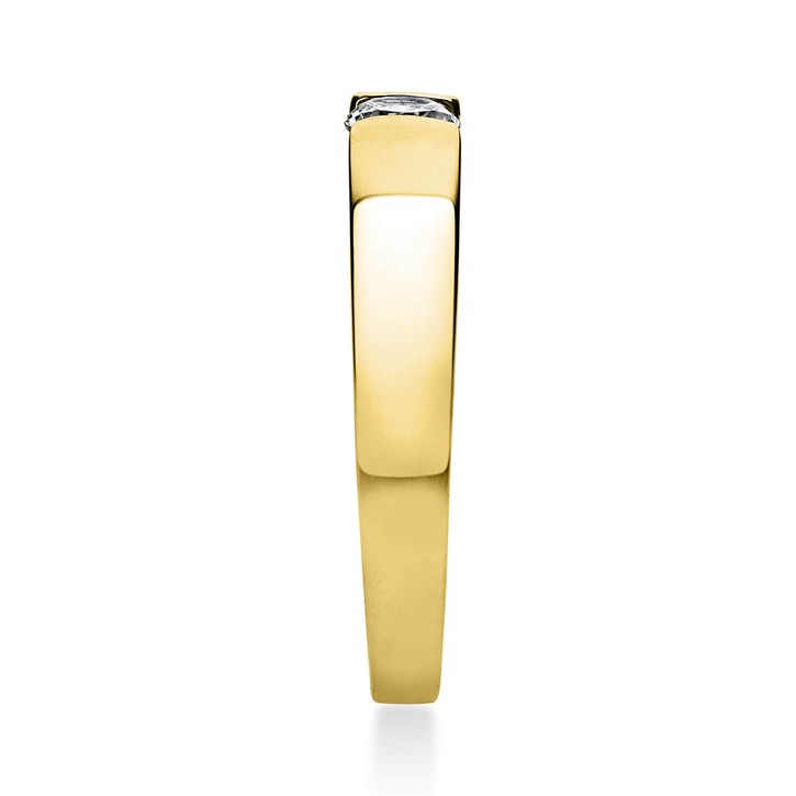 Solitär Ring aus 585 Gelbgold mit Brillant 0.25 Ct