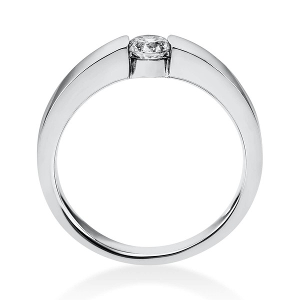 Solitär Ring aus 750 Weißgold mit Brillant 0.25 Ct