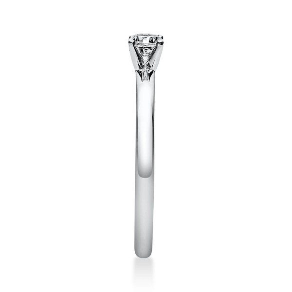 Solitär Ring aus 585 Weißgold mit Brillant 0.20 Ct