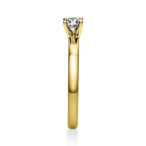 Solitär Ring aus 585 Gelbgold mit Brillant 0.25 Ct