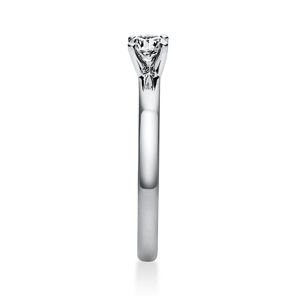 Solitär Ring aus 585 Weißgold mit Brillant 0.25 Ct