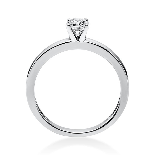 Solitär Ring aus 750 Weißgold mit Brillant 0.30 Ct