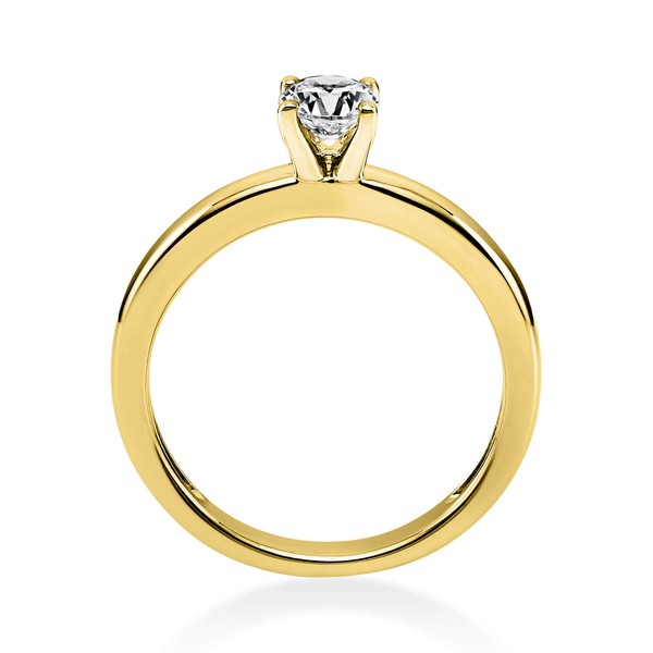 Solitär Ring aus 750 Gelbgold mit Brillant 0.40 Ct