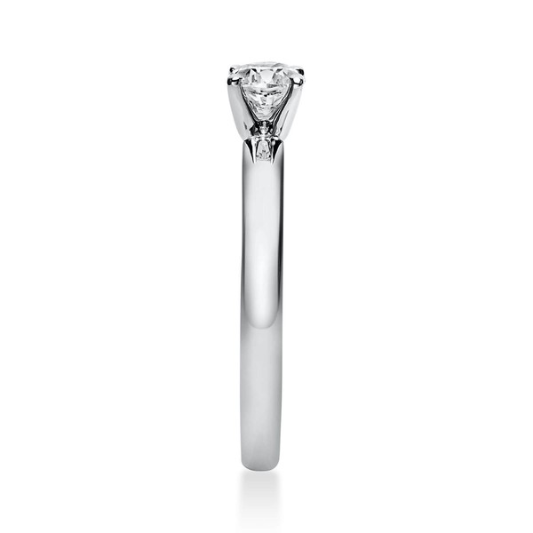 Solitär Ring aus 950 Platin mit Brillant 0.40 Ct