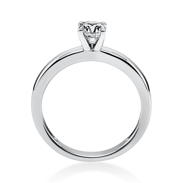 Solitär Ring aus 585 Weißgold mit Brillant 0.40 Ct