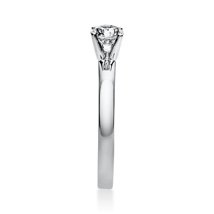 Solitär Ring aus 585 Weißgold mit Brillant 0.50 Ct