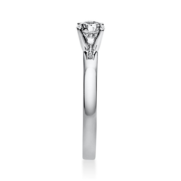 Solitär Ring aus 585 Weißgold mit Brillant 0.50 Ct