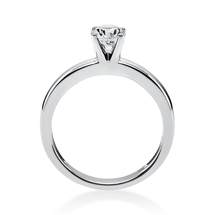 Solitär Ring aus 750 Weißgold mit Brillant 0.50 Ct