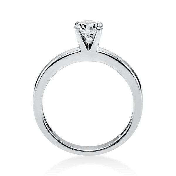 Solitär Ring aus 750 Weißgold mit Brillant 0.50 Ct