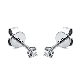 Ohrstecker Ohrringe 950 Platin 2 Diamanten Brillanten 0,10 Ct. 4er-Krappe Ø2,3mm Ohrstecker Ohrringe 950 Platin 2 Diamanten Brillanten 0,10 Ct. 4er-Krappe Ø2,3mm