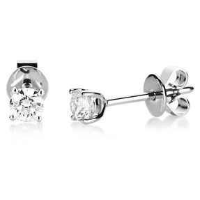 Ohrstecker Ohrringe aus 950 Platin 2 Diamanten Brillanten 0,80 Ct. 4er-Krappe Ohrstecker Ohrringe aus 950 Platin 2 Diamanten Brillanten 0,80 Ct. 4er-Krappe