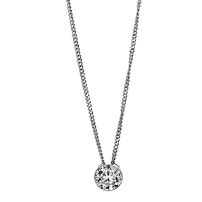 Solitär Collier Kette aus 950 Platin mit Brillant 0,50 Ct. Zarge L: 43cm Solitär Collier Kette aus 950 Platin mit Brillant 0,50 Ct. Zarge L: 43cm