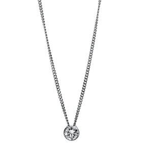 Solitär Collier Kette aus 950 Platin mit Brillant 0,20 Ct. Zarge L: 43cm Solitär Collier Kette aus 950 Platin mit Brillant 0,20 Ct. Zarge L: 43cm