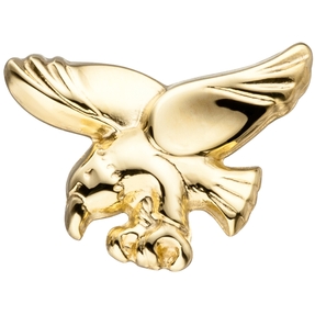 Adler Einzelohrstecker Einzelohrring Ohrschmuck aus 585 Gold Gelbgold Adler Einzelohrstecker Einzelohrring Ohrschmuck aus 585 Gold Gelbgold