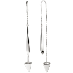 Durchzieher lange Ohrhänger Ohrringe aus 925 Silber Ohrschmuck für Damen