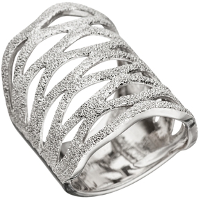 Breiter Ring Damenring aus 925 Silber mit Struktur Breite 26 mm Silberring Breiter Ring Damenring aus 925 Silber mit Struktur Breite 26 mm Silberring
