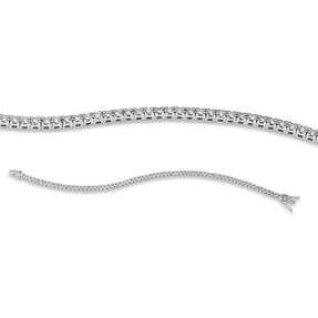 Armband aus 750 Gold Weißgold 72 Brillanten 1,03ct TW-SI B:2,2mm L:18cm