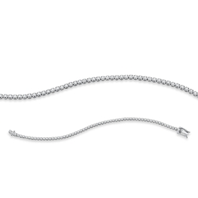 Armband aus 750 Gold Weißgold 61 Brillanten 1,01ct TW-SI B:2,8mm L:18cm 4er-Krappe Armband aus 750 Gold Weißgold 61 Brillanten 1,01ct TW-SI B:2,8mm L:18cm 4er-Krappe