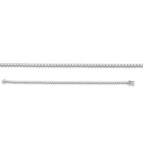 Armband aus 750 Gold Weißgold 63 Brillanten 1,51ct TW-SI B:2,8mm L:18cm 4er-Krappe Armband aus 750 Gold Weißgold 63 Brillanten 1,51ct TW-SI B:2,8mm L:18cm 4er-Krappe