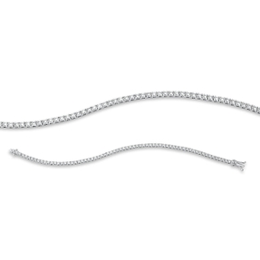 Armband aus 750 Gold Weißgold 68 Brillanten 2,64ct TW-SI B:2,3mm L:18cm 4er-Krappe Armband aus 750 Gold Weißgold 68 Brillanten 2,64ct TW-SI B:2,3mm L:18cm 4er-Krappe