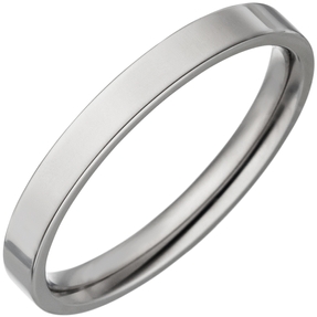 Schmaler Partner-Ring Fingerring aus Titan Titanring flach schlicht 1,8mm breit Schmaler Partner-Ring Fingerring aus Titan Titanring flach schlicht 1,8mm breit