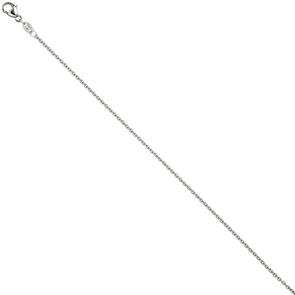 1,5mm Ankerkette Collier aus 950 Platin 70cm