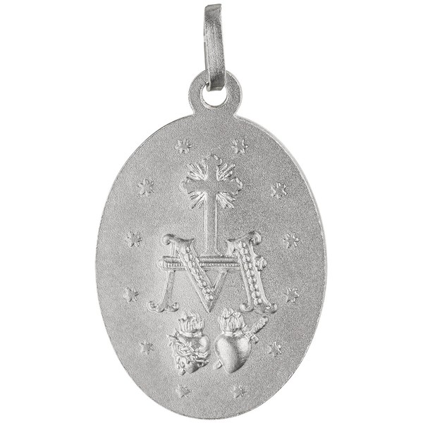 Anhänger Amulett Milagrosa oval 925 Silber