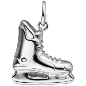 Anhänger Schlittschuh Hockeyschuh aus 925 Silber Sterlingsilber rhodiniert