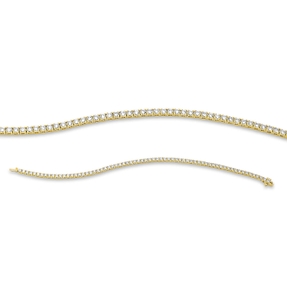 Armband aus 750 Gold Gelbgold 68 Brillanten 3,01ct TW-SI L:18cm 4er-Krappe Armband aus 750 Gold Gelbgold 68 Brillanten 3,01ct TW-SI L:18cm 4er-Krappe