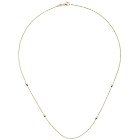 1,1mm Collier Rundankerkette kleinen spitz ovalen Oliven, 585 Gold Gelbgold 45cm 1,1mm Collier Rundankerkette kleinen spitz ovalen Oliven, 585 Gold Gelbgold 45cm