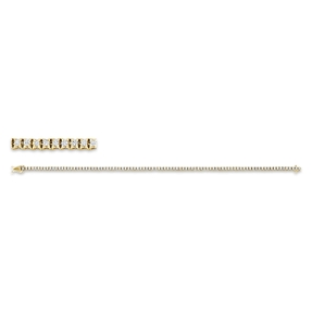 Armband aus 750 Gold Gelbgold 92 Brillanten 0,75ct TW-SI B:2,1mm L:18cm Armband aus 750 Gold Gelbgold 92 Brillanten 0,75ct TW-SI B:2,1mm L:18cm